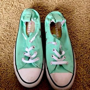 Womens Turquoise Converse